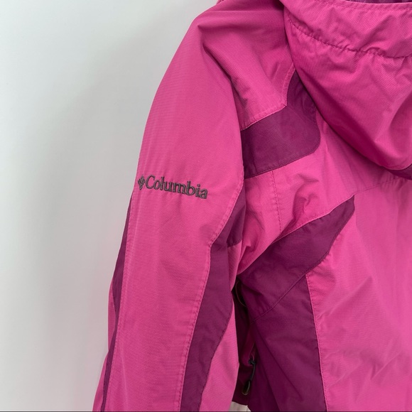 Columbia 3 in 1 Interchange Waterproof Breathable Jacket Hooded Pink Womens - Picture 4 of 6